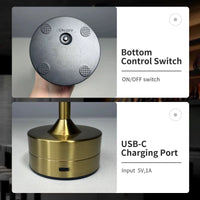 Electric Touch Table Lamp – Portable, Rechargeable & Dimmable Light